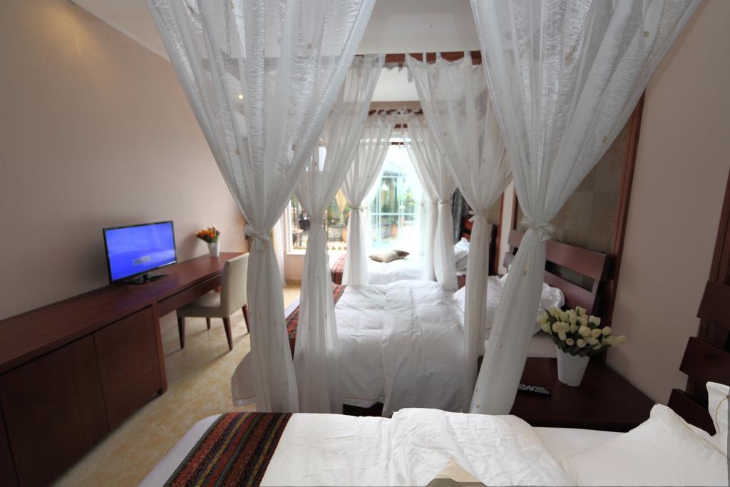 Panshan Tingquan Tuwo Holiday Resort Leshan Ruang foto