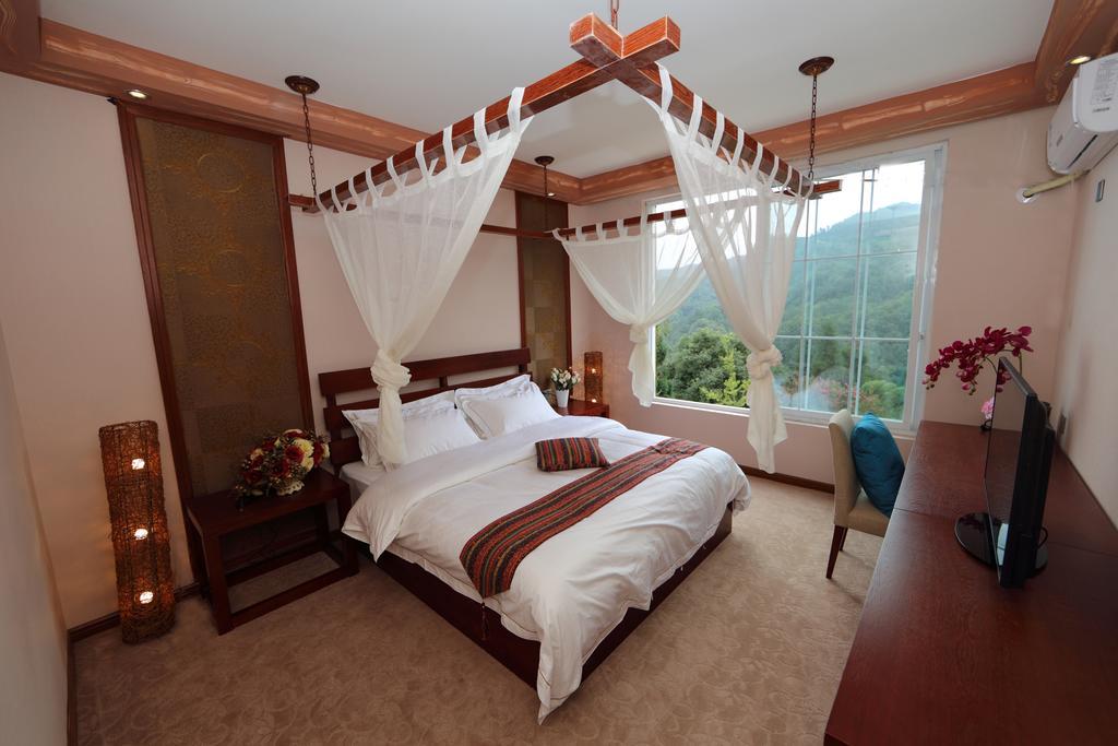 Panshan Tingquan Tuwo Holiday Resort Leshan Ruang foto